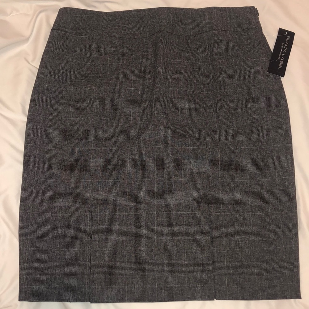 Black Label by Evan-Picone charcoal skirt